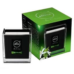 Ароматическая свеча Aroma Home Black Series Candles -White Blossom 155г(83513)