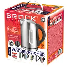 Електрочайник Brock WK 2302 D 1850-2200Вт 1.7л встановлення температури нагрівунерж. - мініатюра 2