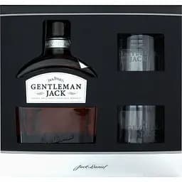 Уценка. Набор виски Jack Daniel's Gentleman Jack 40% 0.7 л + 2 стакана