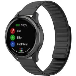 Силіконовий магнітний ремінець Primolux Magnet для годинника Garmin Vivoactive 4 Black