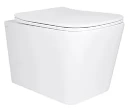 Унитаз подвесной Qtap Tern Ultra Quiet, с сиденьем Slim Duroplast/Soft-close/Quick Release QT17332303AW