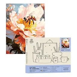 Набір для розпису по номерах "Оса в бутоні" 40*50 см, IDEA2-GX47759, ТМ "99IDEAS"