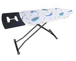 Дошка для прасування Casa Si Mondo L 125x42 Grey/Blue Feathers (CS93570L342)