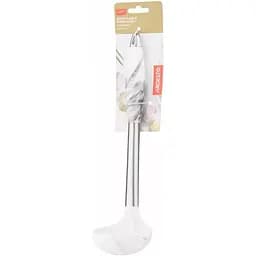 Ополоник Ardesto Gemini Marmo силіконовий з ручкою з нержавіючої сталі 30 см (AR2144MS)