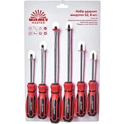 Набір ударних викруток Vitals Master S2 6 шт. (179541)