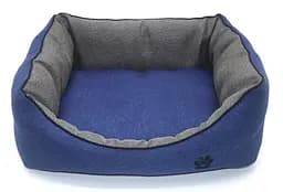 Лежак для собак та котів Zoo-hunt Loft синій №4 600х800х225 мм