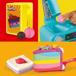 Набір для творчості Hasbro з масою для ліплення Play-Doh Super Slice Cake (G0497) - мініатюра 8