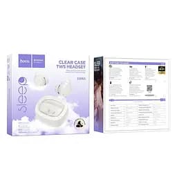 Навушники Hoco Shadow true wireless sleep BT headset EW65 BT5.3, 30/500mAh, 4h - мініатюра 2