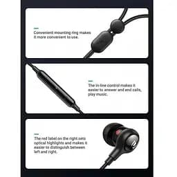 Навушники для iPhone - Ugreen EP103 In-Ear Earphones Lightning Connector (30631) чорні 30631 - мініатюра 3