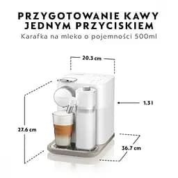 Капсульна кавоварка еспресо Delonghi Nespresso Gran Lattissima EN 640.W - мініатюра 3
