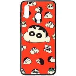 Чехол-накладка Toto Cartoon Print Glass Case Samsung Galaxy A20/A30 A monkey