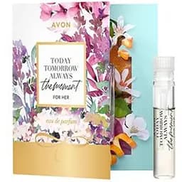 Открытка с пробным образцом Avon TTA the Moment для Нее 0.6 мл