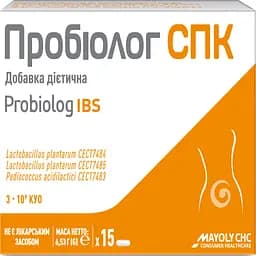 Диетическая добавка Пробиолог СПК для регулирования микрофлоры кишечника 15 капсул