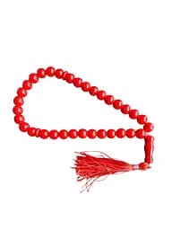Чітки Корал червоний 33 намистини