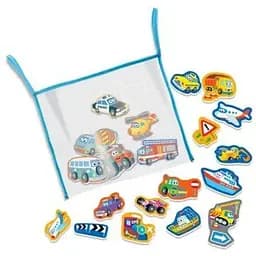 Набір наклейок для ванної 4M Транспорт Bubblie Duckie 00-04748 Іграшки для ванної купання