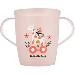 Дитяча кружка Canpol babies Toys з ручками рожева 250 мл (2/101_pin)