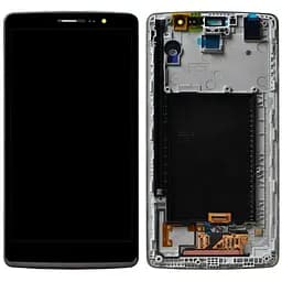 Дисплей LG H540 G4 Stylus Dual /H542 /H630 /H631 /H635 /LS770 /MS631 чорний, PRC, з рамкою білого кольору