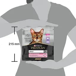 Сухий корм для котів з чутливим травленням Purina Pro Plan Adult 1+ Delicate Digestion, з індичкою, 400 г (12372502) - мініатюра 3