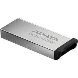Юсб флэш-накопитель металлический A-DATA UR 350 128Gb USB 3.2 серебристо-черный