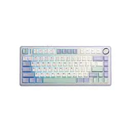 Клавіатура Aula F75 Gasket Greywood V3 switch Hot-Swap PBT Wireless/Bluetooth/USB White (6948391208640)