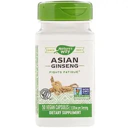Азійський женьшень Nature's Way Asian Ginseng 1120 мг 50 капсул