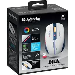 Комп'ютерна мишка Defender Dila MM-282 бездротова,5 кн. 1800 dpi 500 мАh чорна (52282)