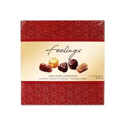 Цукерки шоколадні Feelings асорті, 200 г (921070)
