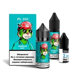 Набор компонентов для самозамеса солевой Flavorlab FL350 30 мл (Cranberry Mint Клюква мята, 0-65 мг)