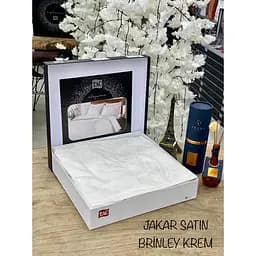 Комплект постільної білизни TAC Brinley Cream Євро Різнобарвний 000230202 - мініатюра 3
