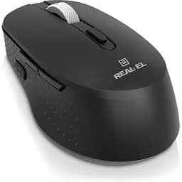 Комп'ютерна мишка Real-El RM-380W Wireless Black (EL123200057) - мініатюра 3