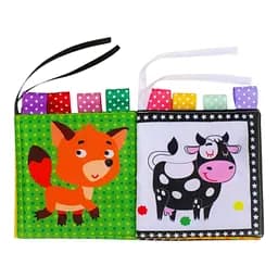 Розвиваюча книжка-шуршалка Корівка Му Книжковий хмарочос 404072