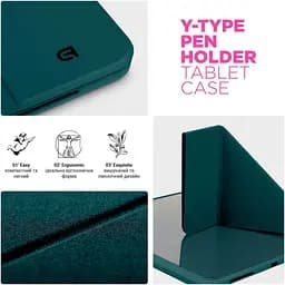 Чохол-книжка ArmorStandart Y-Type PEN для Apple iPad 10th Gen 10.9` (2022)/iPad 11 (2025) Pine Green (ARM77502) [133723] - мініатюра 5