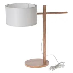 Настільна лампа Brille на дерев'яній опорі TL-143 E27