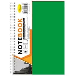 Блокнот А6 Апельсин Б-БП6-80, 80 аркушів зелений