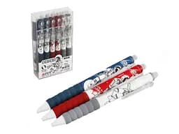 Ручка автоматична пиши-стирай Aodemei Spaceman, 12 шт., синій, 0.5 мм, 33229-GP