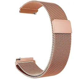 Ремінець Watchbands Milanese Loop для Huawei GT2 46mm - рожево-золотий ширина кріплення 22мм нержавіюча сталь розмір L (WB4339542) - мініатюра 2