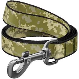 Поводок для собак Waudog Nylon, рисунок Милитари, размер M, 122х2 см