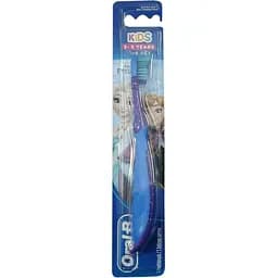 Детская зубная щетка Oral-B Kids Ледяное сердце экстрамягкая синяя с фиолетовым (81663267)