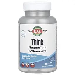 Вітаміни та мінерали KAL Think Magnesium L-Threonate, 60 таблеток