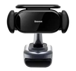 Автомобільний тримач холдер Baseus T-Space Solar Electric Car Mount C40351300111-00 Black