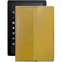 Чохол StatusCASE з екошкіри для планшету Pixus Vision 10.1 Золотий