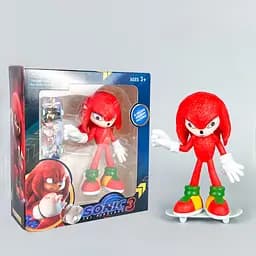 Колекційна фігурка Наклз (Knuckles) у коробці — Sonic The Hedgehog 3 (16 см)