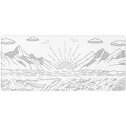 Килимок для миші Dark Project Terra Nostra XL Білий