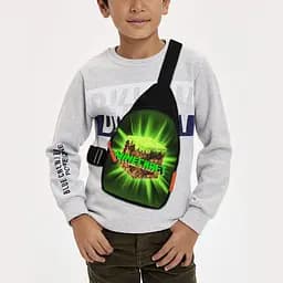 Сумка через плечо детская Minecraft Крипер 29х17 см сумка слинг для мальчика (02089)