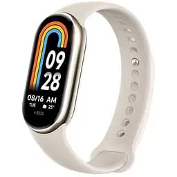 Умный браслет XIAOMI Mi Smart Band 8 (BHR7166GL) бежево-золотистый