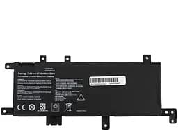 Акумулятор Asus C21N1634 (VivoBook X542UA, X542UF, X542UN, X542UR, X542BP) 7.4V 4700 mAh 35Wh Black