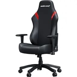 Крісло ігрове Anda Seat Luna Size L Black/Red PVC (AD18-44-BR-PV) - мініатюра 6