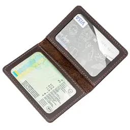 Шкіряна обкладинка на водійські документи SHVIGEL 10х7 см acs0015102 - мініатюра 3