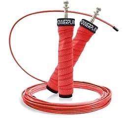 Скакалка скоростная на подшипниках PowerPlay 4208 Fitness Jump Rope Красная 3 м (PP_4208_Red)
