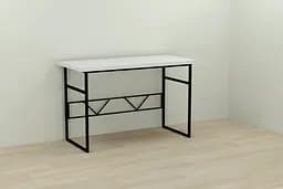 Комп'ютерний стіл Ferrum-decor Райан 75x100x60 чорний ДСП Білий 32мм (FRD-103676)